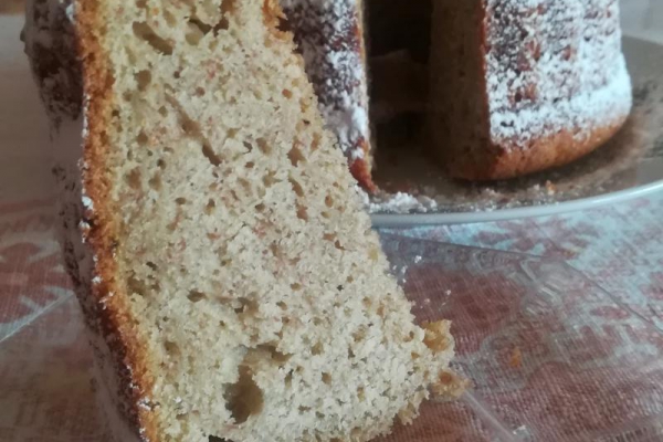 Coś dla smakoszów bananów -wielkanocna babka bananowa .