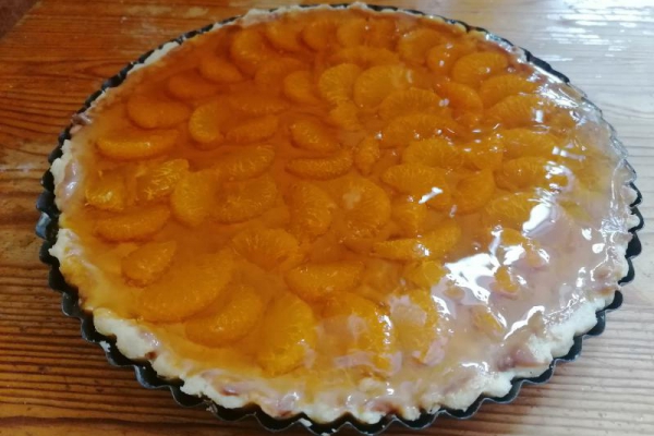 Tarta z mandarynkami i galaretką