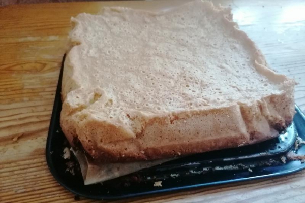 Biszkopt na małą blachę-przepis z maminego zeszytu