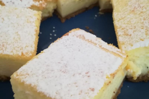 sernik z mlekiem w proszku -jest przepyszny i mało pracy przy nim