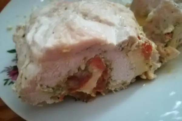 Szybki obiadek z fileta z kurczaka -roladki