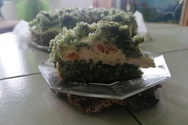 Ciasto leśny mech z mandarynkami
