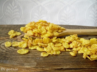 Karmelizowane płatki kukurydziane