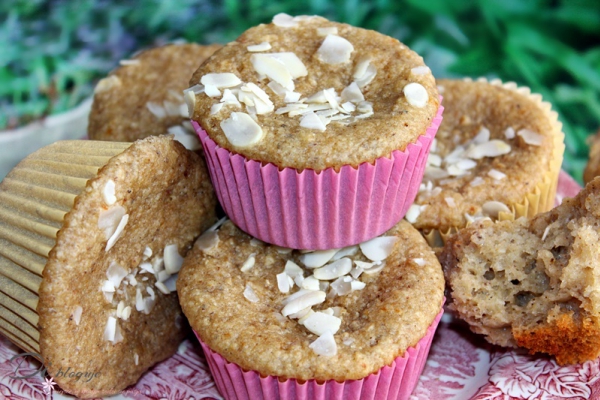 Muffinki nerkowcowe słodzone miodem