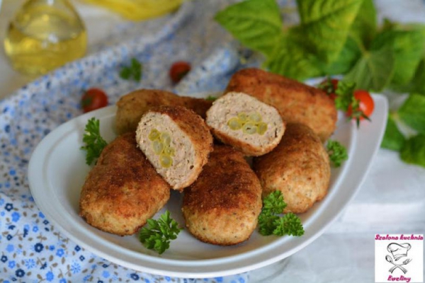 Kotleciki mielone z fasolką szparagową