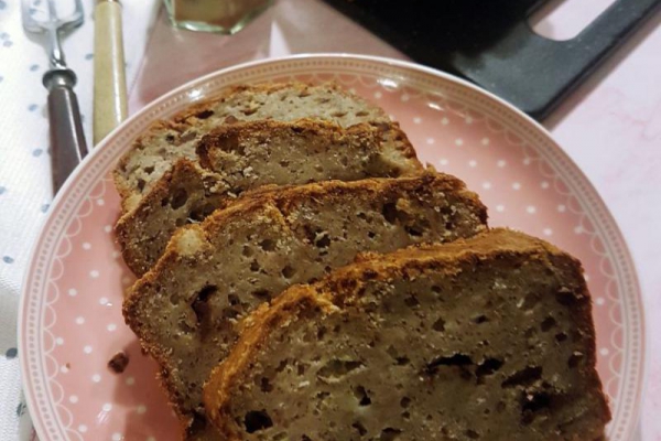 Gryczany chlebek bananowy z czekoladą