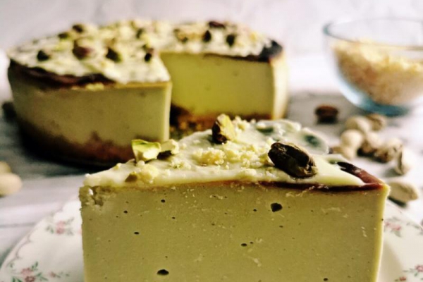 Najlepszy sernik pistacjowy