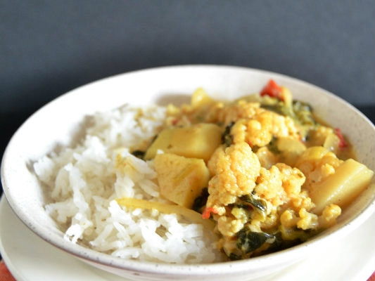 Szybkie warzywne curry...