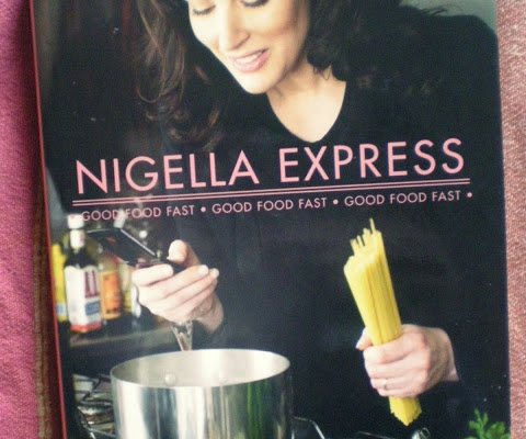 Nigella Express. Good food fast.  Nigella Lawson.