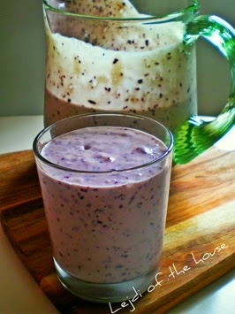 Smoothie jagodowo-kokosowe...