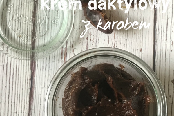 Krem daktylowy, czekoladowy , z karobem...