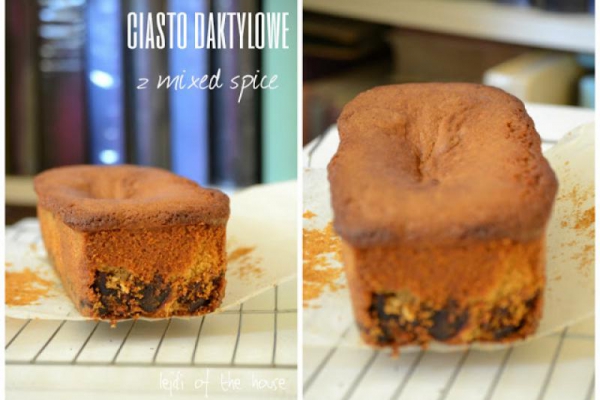 Ciasto daktylowe z mixed spice...