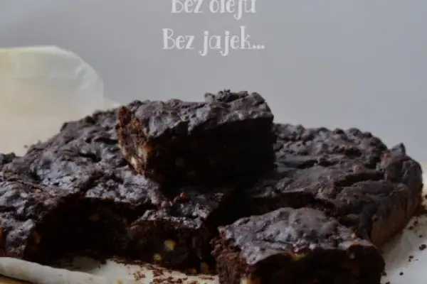 Brownies BEZ - bananowe i wegańskie...