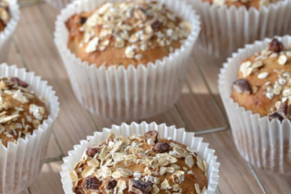 Muffiny bananowe - wegańskie...