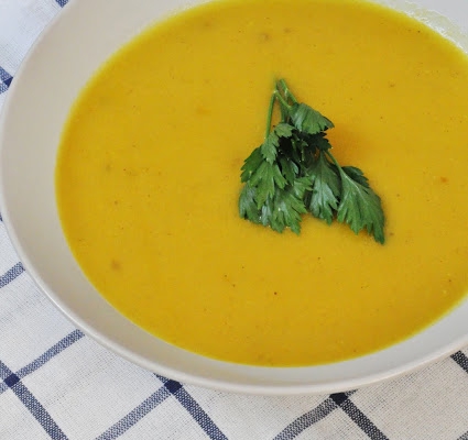 Dyniowa zupa krem z curry