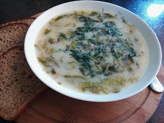 zupa z sałaty - sałata parzona - sałacianka