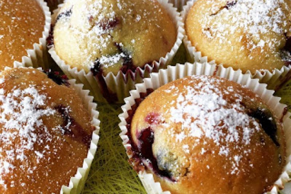 Muffinki z owocami