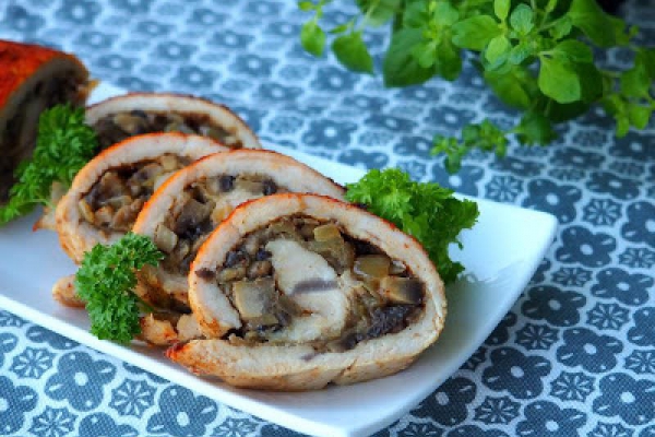 PIECZONE ROLADKI INDYCZE Z PIECZARKAMI
