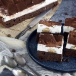 Brownie tiramisu
