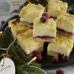 Sernik z żurawiną i...