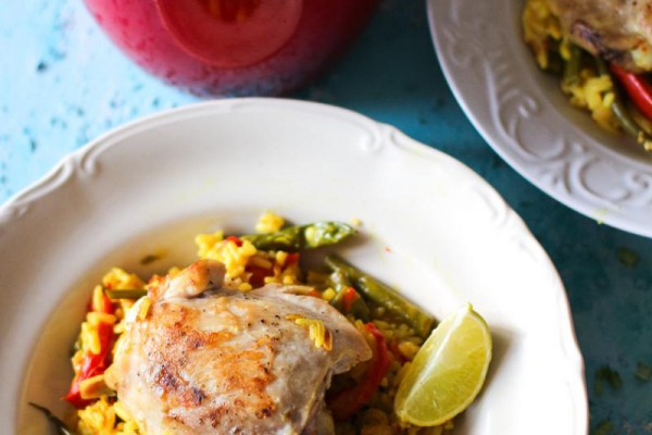 KURCZAK Z RYŻEM W KOKOSOWYM CURRY