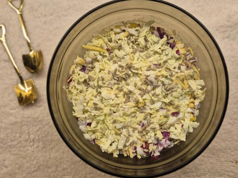 Sałatka gyros, warstwowa