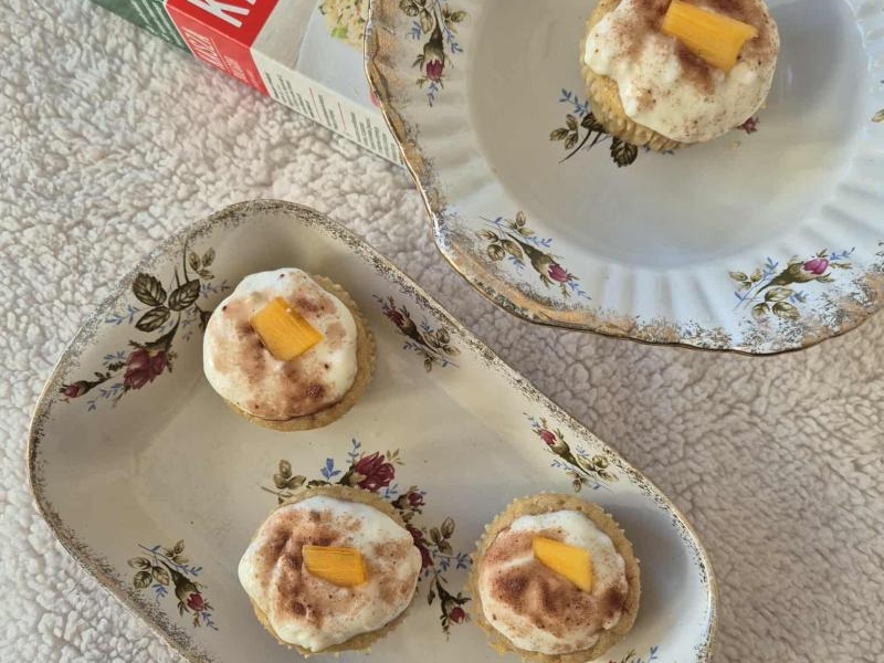 Cytrynowe babeczki z kaszą bulgur