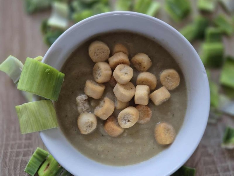 Kremowa zupa na zielono