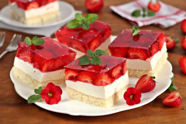 Truskawkowiec z mascarpone
