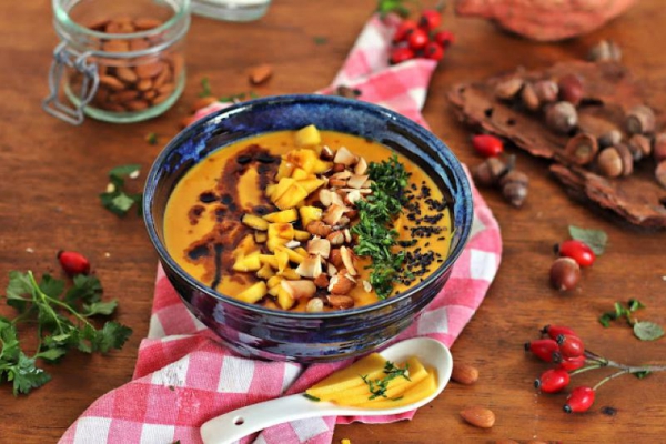 Zupa krem dynia mango i batat