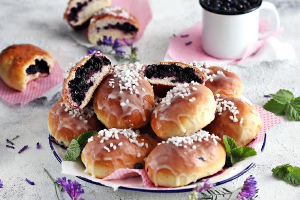 Jagodzianki waniliowe