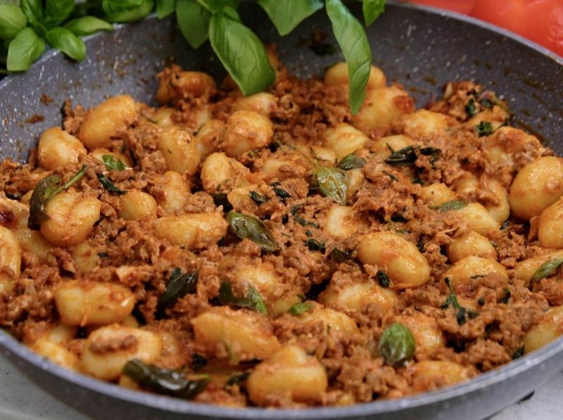 Gnocchi z mięsem mielonym 
