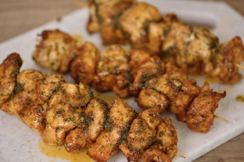 Szaszłyki z kurczaka z piekarnika
