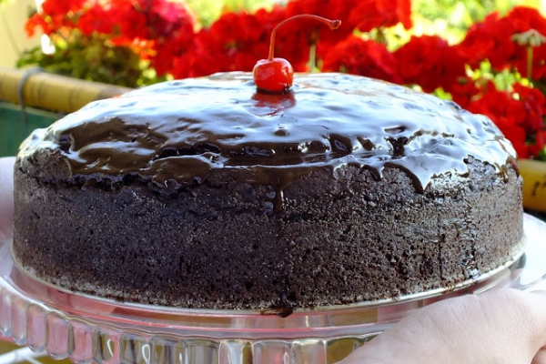 proste ciasto czekoladowe (easy chocolate cake)