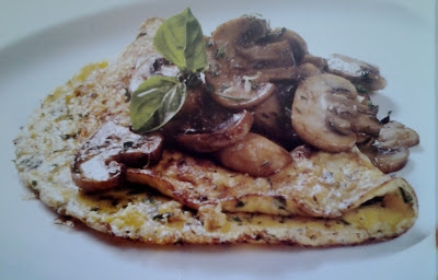 Omlet z pieczarkami i cebulą