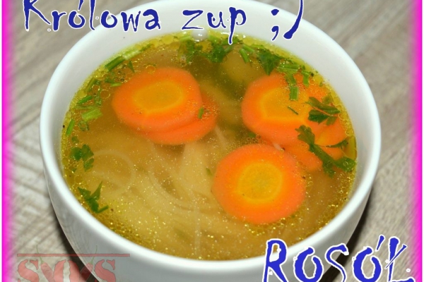 Klasyczny rosół drobiowy