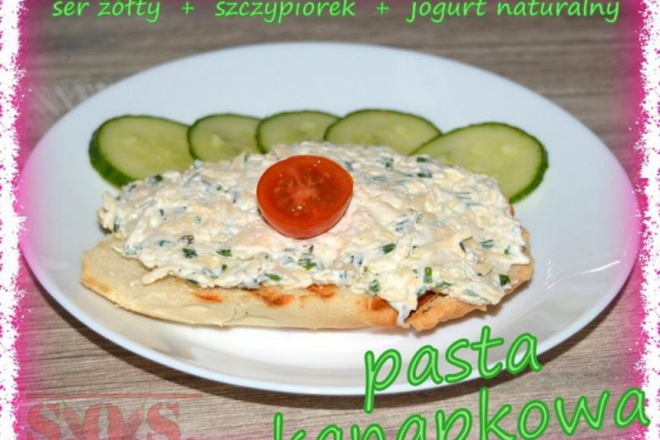 Pasta kanapkowa z sera żółtego