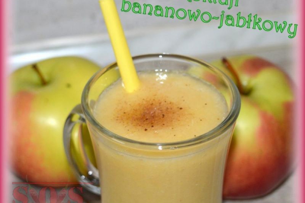 Koktajl z jabłka i banana