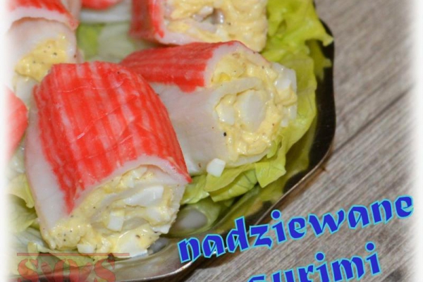 Nadziewane paluszki krabowe