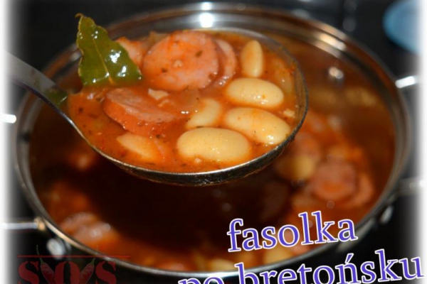 Fasolka po bretońskuz suchej fasoli