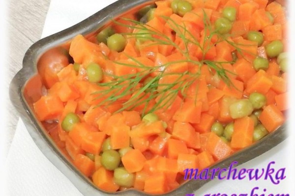 Marchewka z groszkiem
