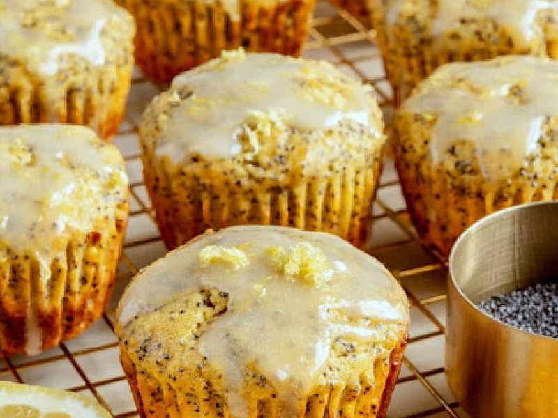 MUFFINKI CYTRYNOWE Z MAKIEM