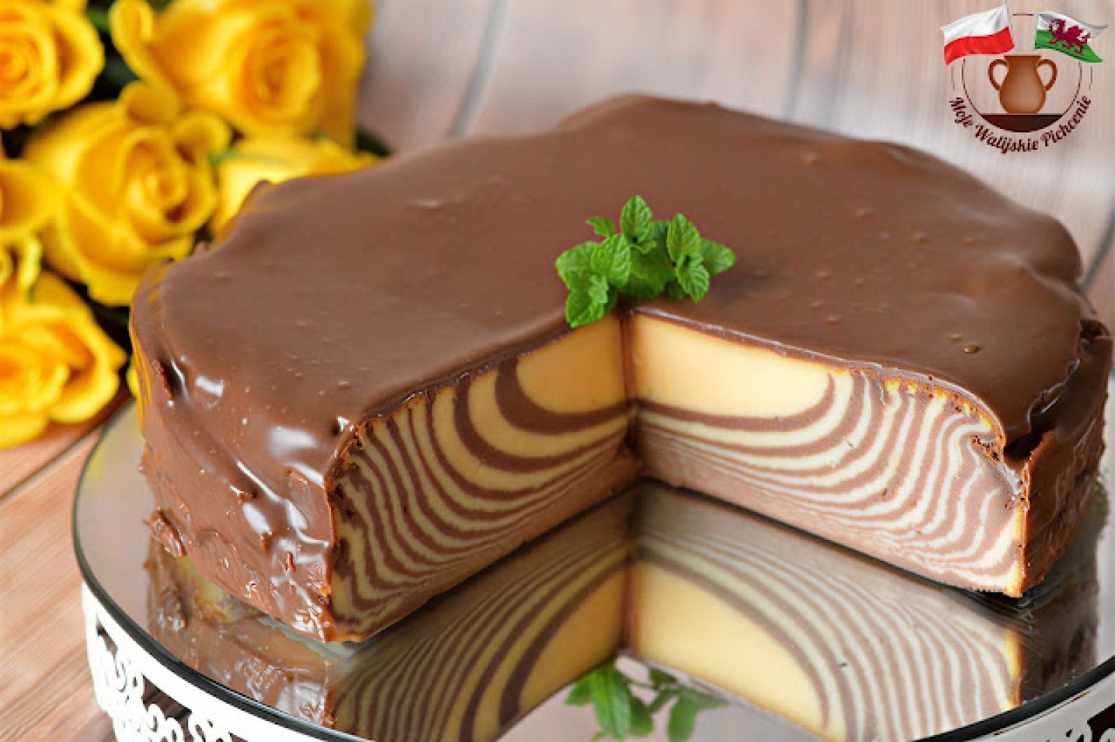 SERNIK ZEBRA. CZEKOLADOWO-POMARAŃCZOWY