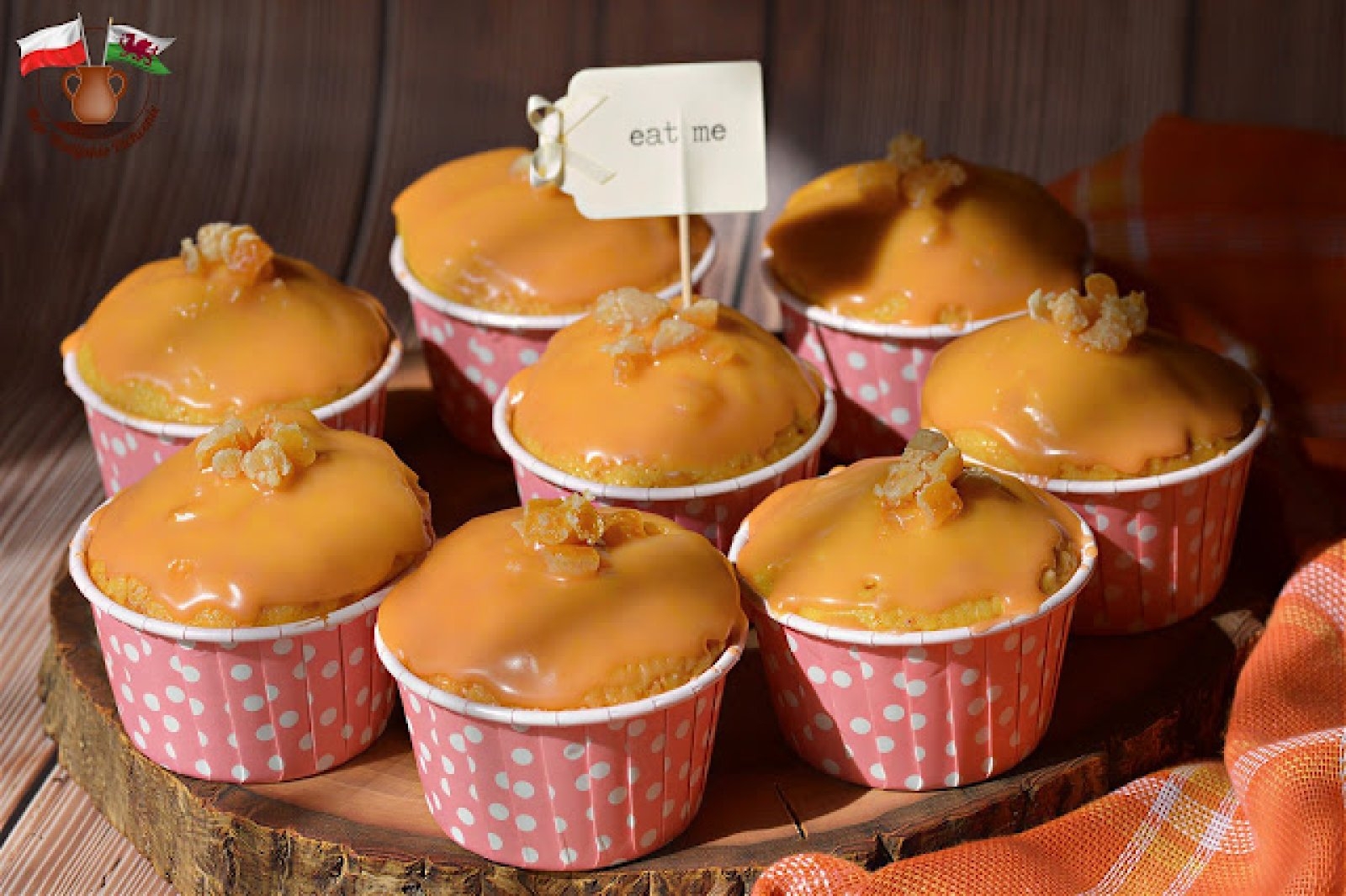 MUFFINKI MOCNO POMARAŃCZOWE