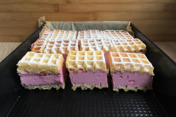 Ciasto Gofrowa Kanapka
