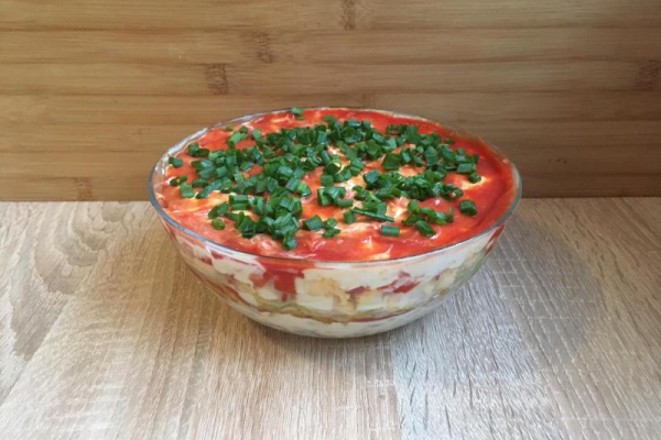 Sałatka curry z kurczakiem