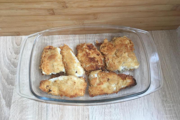 Smażone filety rybne marynowane w kefirze