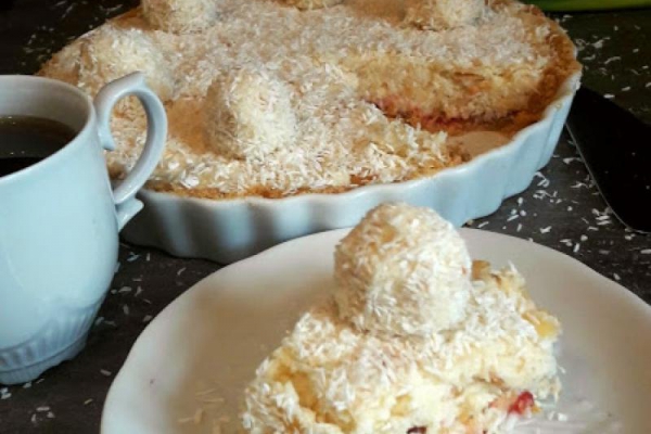 Tarta Raffaello bez pieczenia