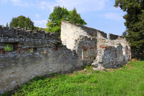 Zamek Rycerski/Pałac rodziny Krasińskich w Maleszowej - Kościół w Lisowie