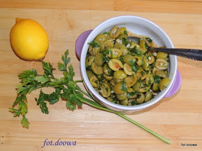 Marokańska sałatka z oliwek